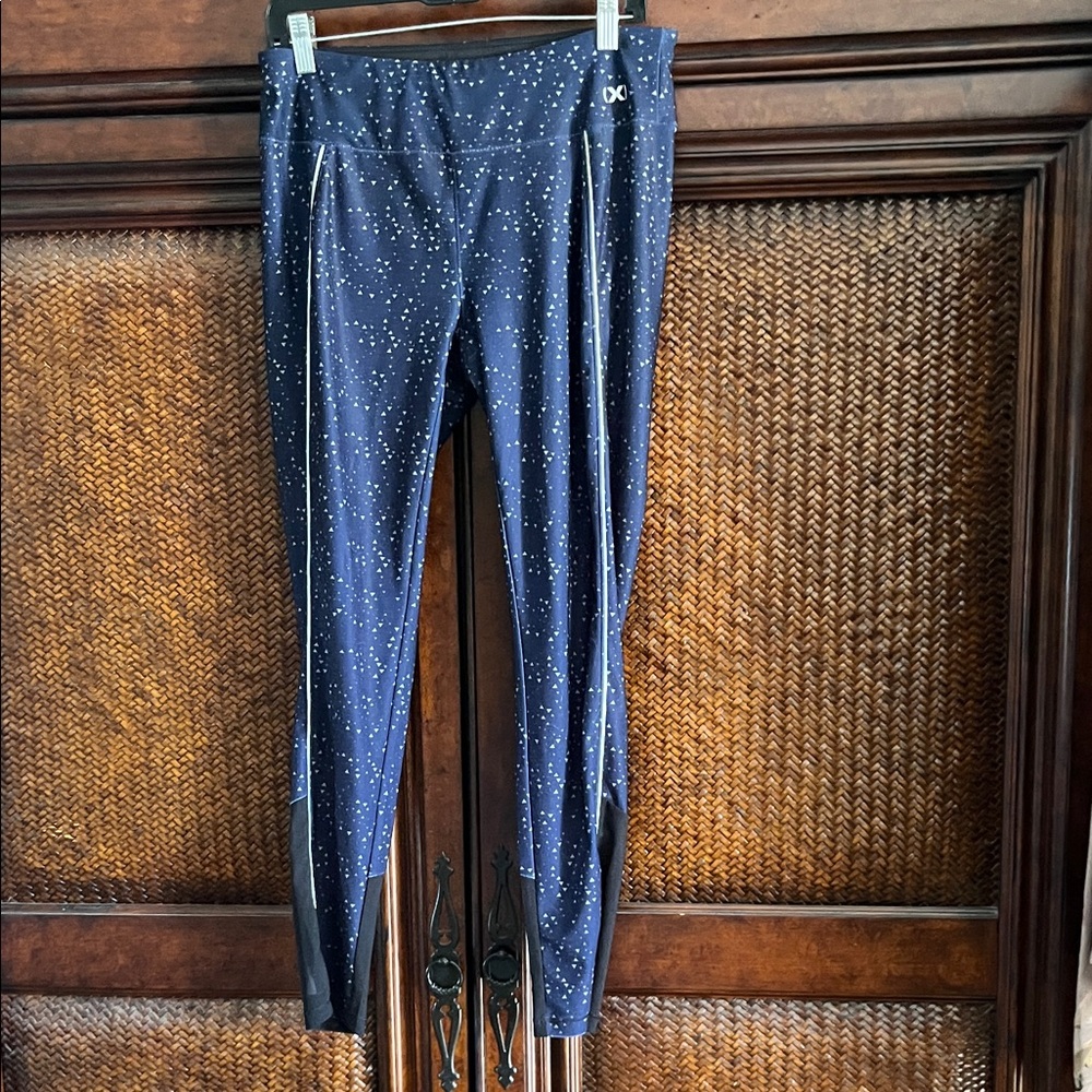 2xist Navy with White Speckle Performance Leggings